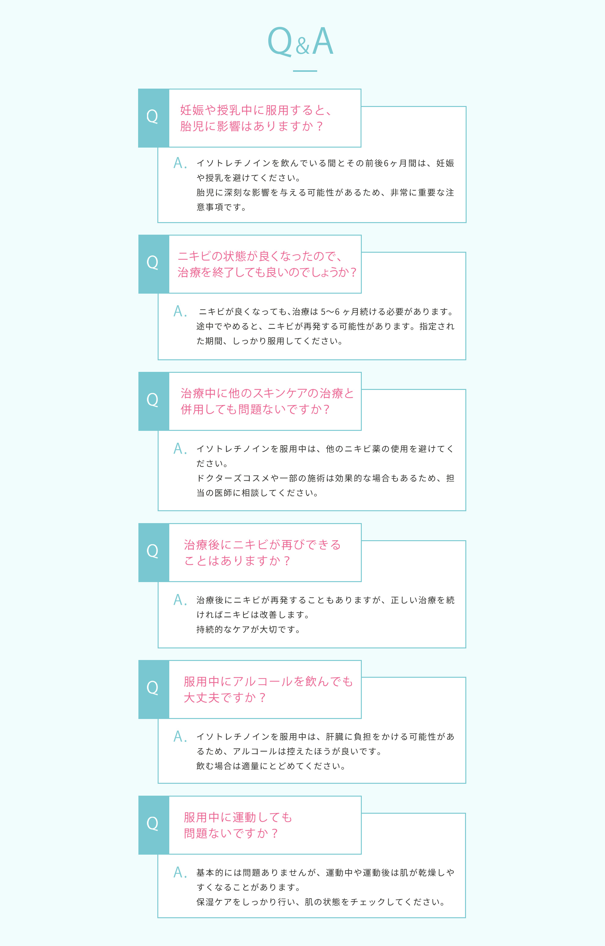 ニキビ治療とオンライン診療に関するよくあるご質問（FAQ）1